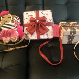 Betsey Johnson Christmas holiday purses